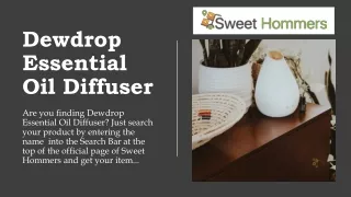 dewdrop essential oil diffuser