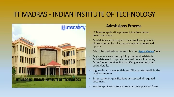 iit madras indian institute of technology