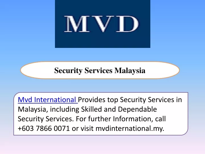 security services malaysia