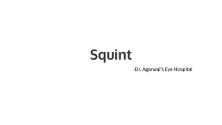 Squint/Strabismus - Causes, Types & Treatments For Children & Adults In India