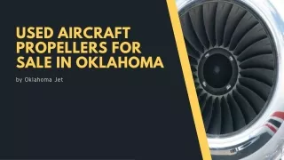 Used Aircraft Propellers for Sale in Oklahoma