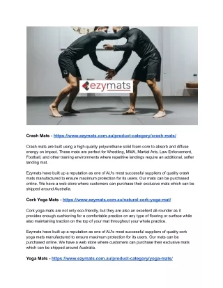 Cork Yoga Mats