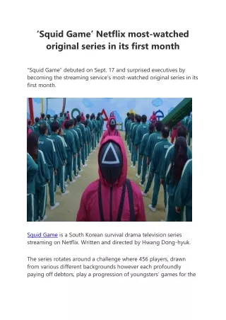 squid game netflix most watched original series
