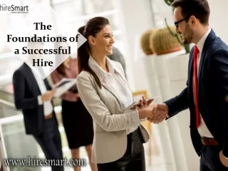 The Foundations of a Successful Hire