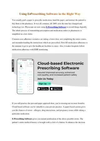 you usually grab a paper to prescribe medication