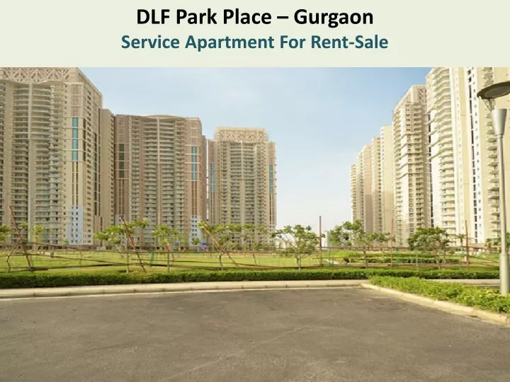 dlf park place gurgaon service apartment for rent