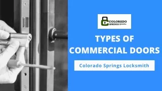 Types Of Commercial Doors