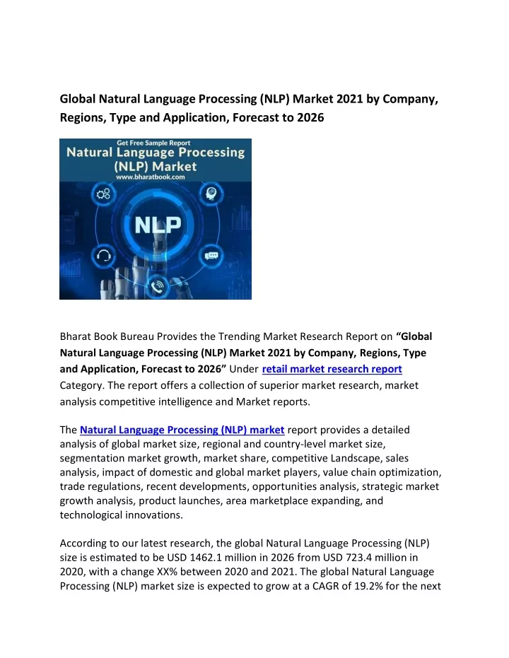 global natural language processing nlp market