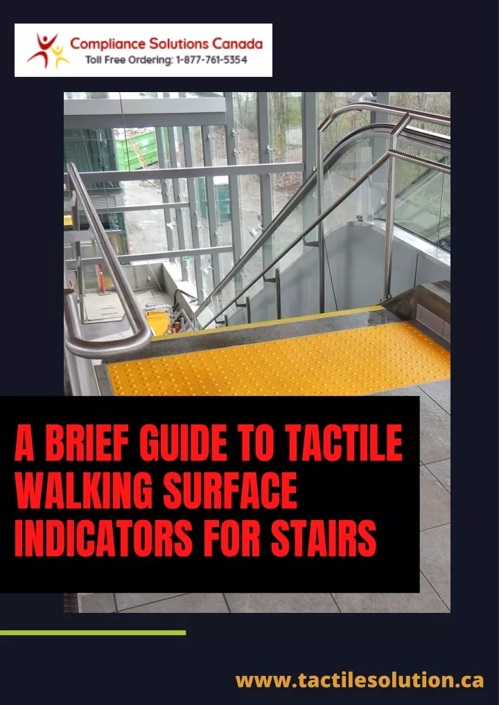 a brief guide to tactile walking surface