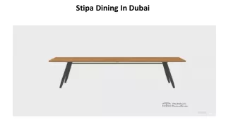 stipa dining in dubai
