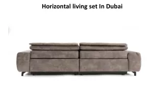 horizontal living set in dubai