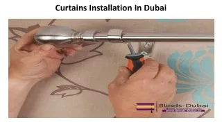 curtains installation in dubai