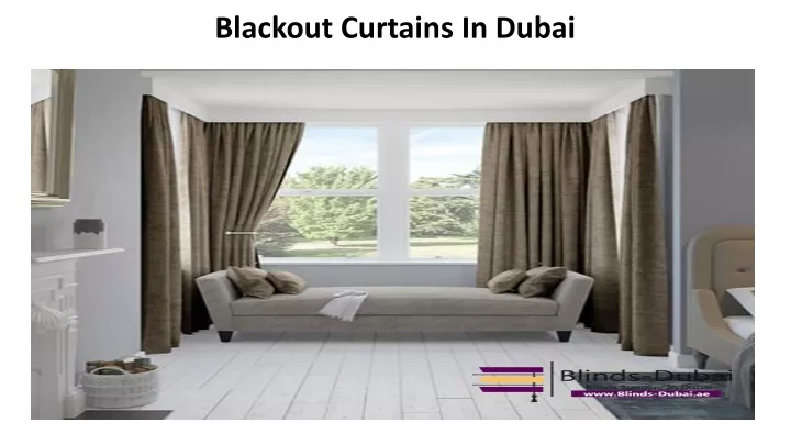 blackout curtains in dubai