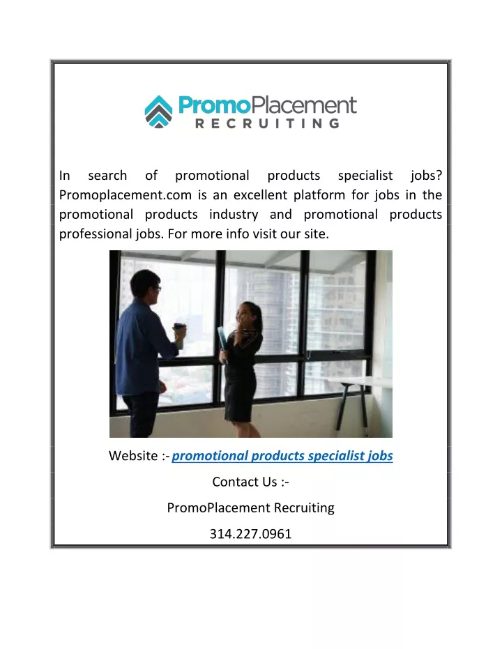 in promoplacement com is an excellent platform