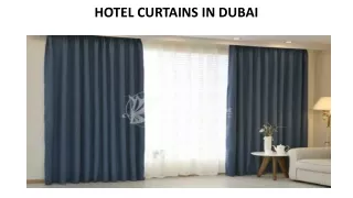 hotel curtains in dubai