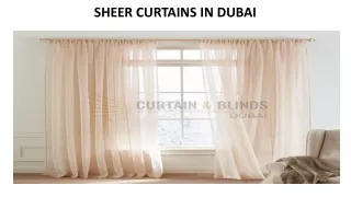 sheer curtains in dubai