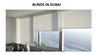 blinds in dubai