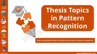 thesis topics in pattern recognition