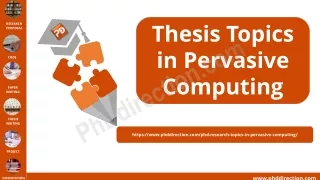 thesis topics in pervasive computing