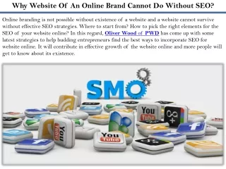 Why Website Of An Online Brand Cannot Do Without Seo?
