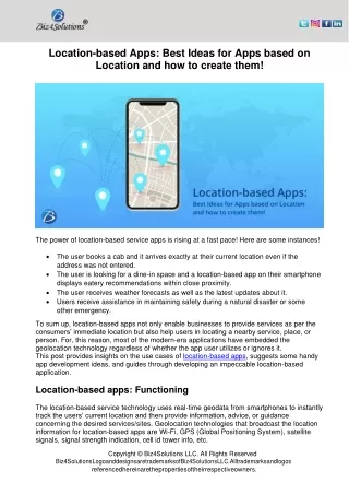location based apps best ideas for apps based