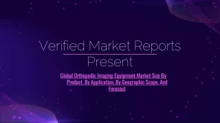verified market reports present