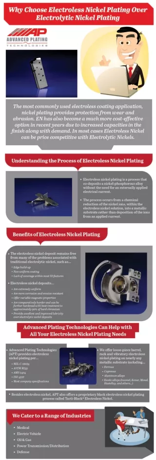 Why Choose Electroless Nickel Plating Over Electrolytic Nickel Plating