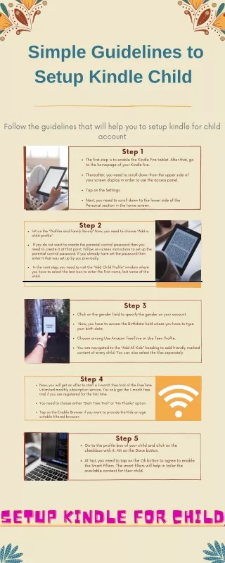 Simple Guidelines to Setup Kindle Child