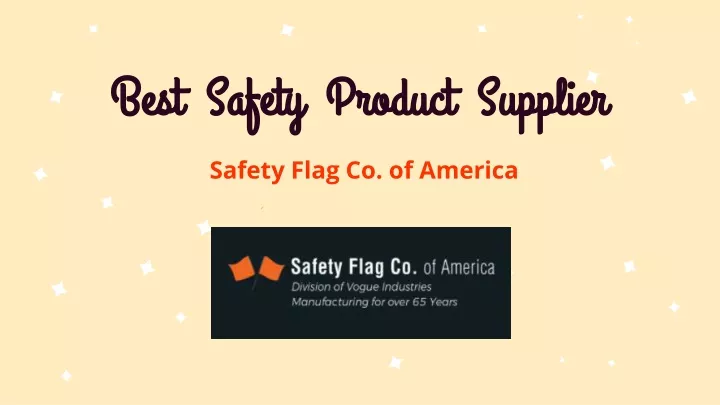 best safety product supplier