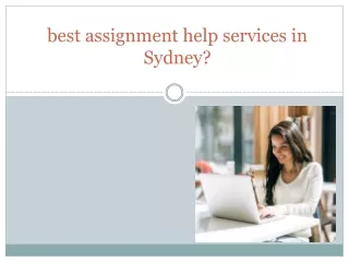 best assignment help services in sydney