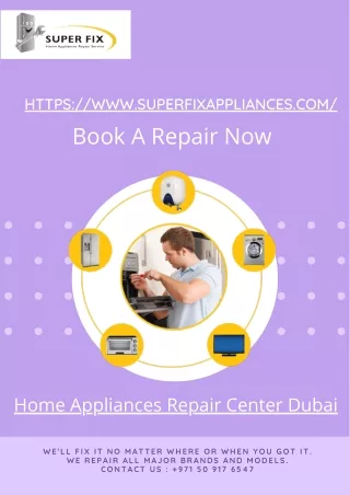 Home Appliances Repair Center Dubai | Superfix - UAE