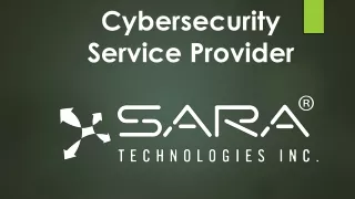 cybersecurity service provider