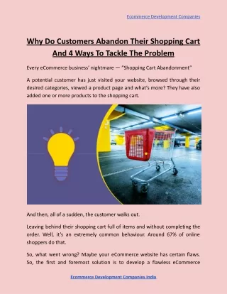 ecommerce development companies
