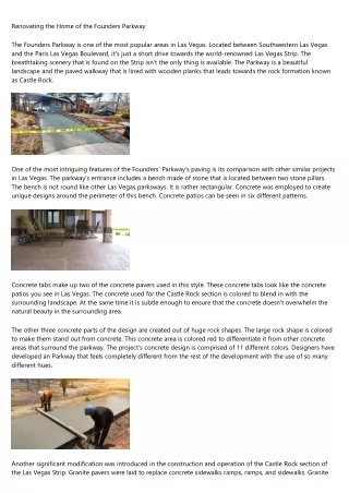 7 Things You Should Not Do With concrete castle rock co