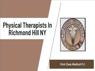 Physical Therapy Richmond Hill in NY