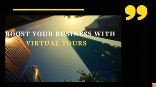 Boost Your Business with virtual tour