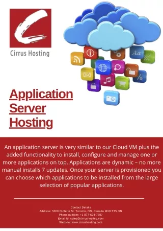 application server hosting