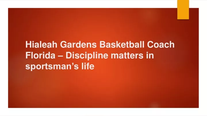 hialeah gardens basketball coach florida discipline matters in sportsman s life