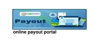 online payout portal