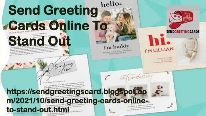 send greeting cards online to stand out