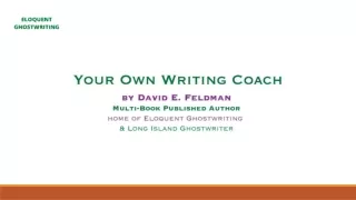 Long Island NY memoir writer | Eloquent Ghostwriting