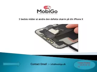 Skift Skærm iPhone X | Mobigo