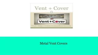 Metal Vent Covers