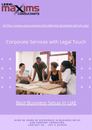 Best Business Setup in UAE | Legal Maxims - UAE