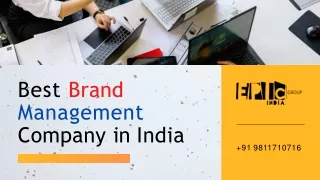 brand management company india