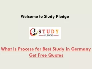 What is Process for Best Study in Germany - Get Free Quotes