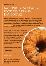 Nationwide Sympathy Food Delivery by KamboCake - slide 1