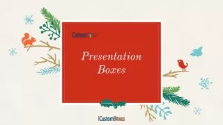 presentation boxes