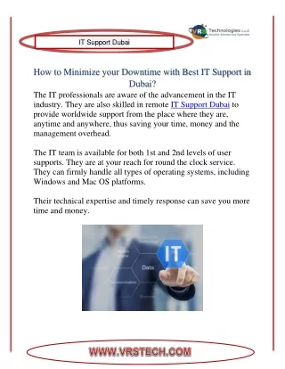 it support dubai