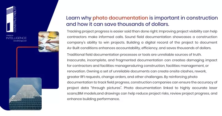 learn why photo documentation is important